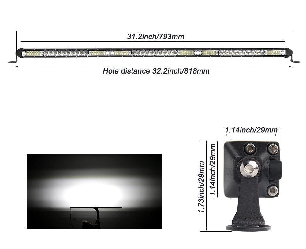 Slim LED Driving Light Bar