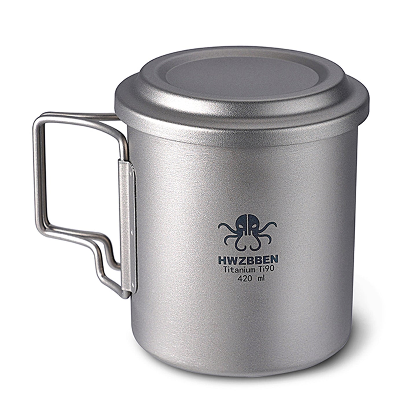 420ml Titanium Cup with Lid