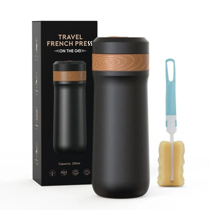 Insulated Portable Coffee French Press