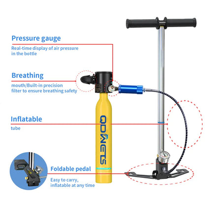 QDWETS Scuba Mini Refillable Tank