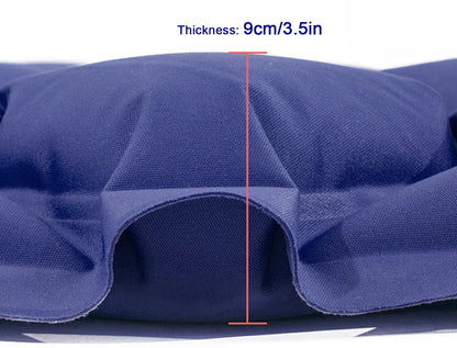 Double Air Mattress with Built-In Pump