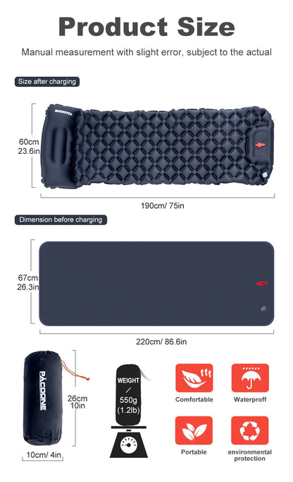 Air Mattress with Built-in Pump