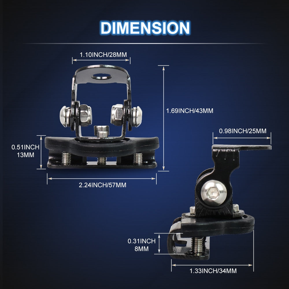 LED Mounting Clamp Bracket Set